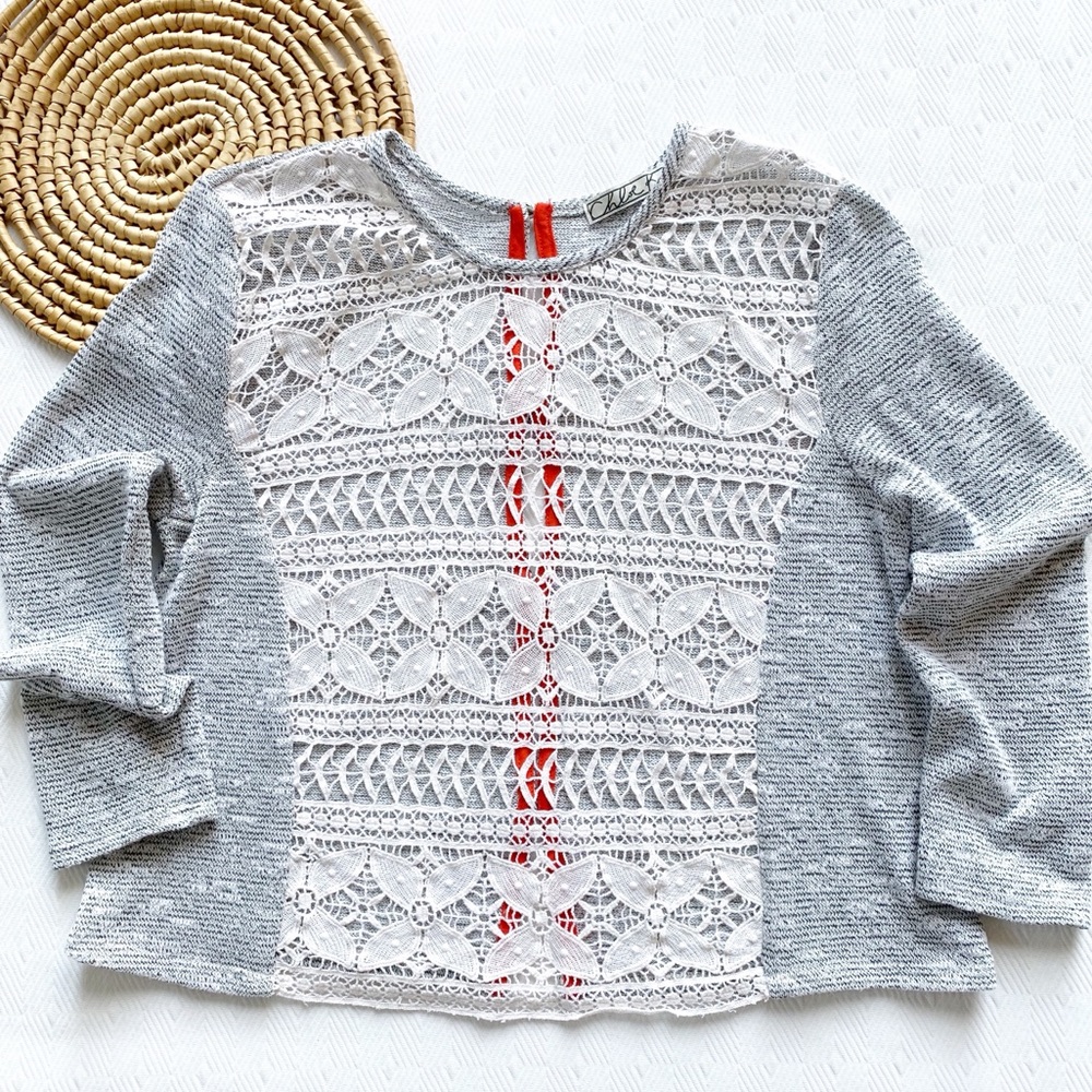 Chloe K Lightweight Sweater long sleeve sz M